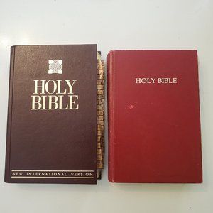 Holy Bible NIV Reference Edition‎ Red Letter Old & New Test Bible Zondervan HB +